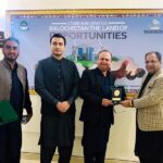 CEO Mr. Saeed Sarparah briefed the investment potential in Balochistan to Mr. Sikander Hayat County Head & Mr. Haseeb Safdar Director Copper Gat Cables during their visit to Quetta Mr. Hayat showed interest in investing & exploring Balochistan’s potential.